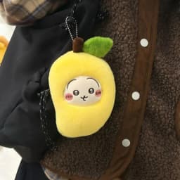 10cm Cute Plush Doll Pendant Clothes Soft Yellow Mango Idol Doll Accessories Can Changing Clothes Game Accessories Girls Gifts