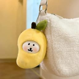 10cm Cute Plush Doll Pendant Clothes Soft Yellow Mango Idol Doll Accessories Can Changing Clothes Game Accessories Girls Gifts