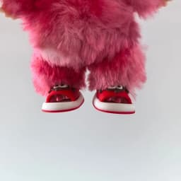 Suitable for Labubu Shoes Beach Slippers 15/17cm Plush Doll Universal Accessories Plastic Sandals Gifts DIY Children's Toys