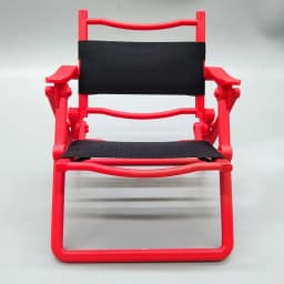 Mini Dollhouse Leisure Folding Chair 5 Colors 10.3*11*13cm Furniture Model Accessories Outdoor Camping Leisure Chair