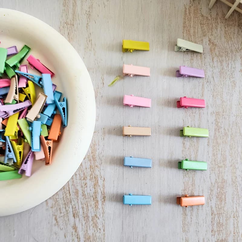 NEW 50pcs Doll Miniature Hair Clip Hair Pin For Toys Hair Styling For 1/6 1/12 OB11 Doll Accessories Headwear Decor
