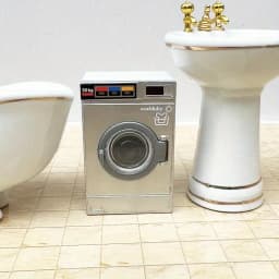 Ideal 1:12 Scale Miniature Washing Machine Drum Toy for Realistic Dollhouse Decor