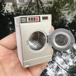 Ideal 1:12 Scale Miniature Washing Machine Drum Toy for Realistic Dollhouse Decor