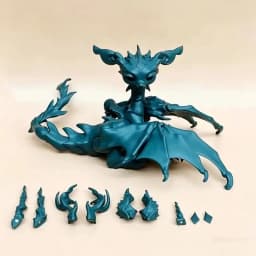Pre-order Lafaye Resin 1/4 BJD Dragon Animal Model Adjustable Wings Multiple Magnetic Interchangeable Horns Ball-Jointed Doll