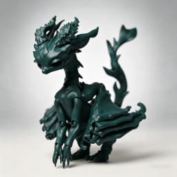 Pre-order Lafaye Resin 1/4 BJD Dragon Animal Model Adjustable Wings Multiple Magnetic Interchangeable Horns Ball-Jointed Doll