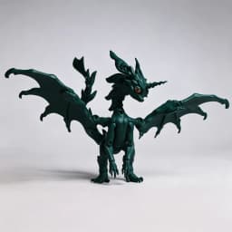 Pre-order Lafaye Resin 1/4 BJD Dragon Animal Model Adjustable Wings Multiple Magnetic Interchangeable Horns Ball-Jointed Doll