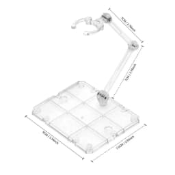 New Transparent Action Figure Display Stand Movable Rack Action Figure Base Assembly PVC Figure Stand for HG 1/144 Cinema Game