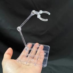 New Transparent Action Figure Display Stand Movable Rack Action Figure Base Assembly PVC Figure Stand for HG 1/144 Cinema Game