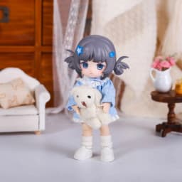For Obitsu 11 Doll Cute Pajamas Dress For OB11 1/12 Gsc Molly YMY Asi 2.0 Body9 Doll Cloth NAGI Doll Outfit Clothes