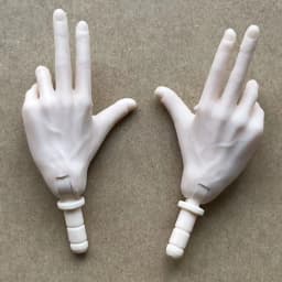 MENGF Male Doll Hands 9 Gestures Parts 1/6 Doll Accessories DIY Doll Soilders Figure Parts Beige White Superwhite Doll Hands
