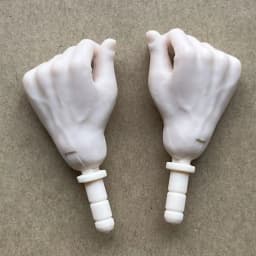 MENGF Male Doll Hands 9 Gestures Parts 1/6 Doll Accessories DIY Doll Soilders Figure Parts Beige White Superwhite Doll Hands