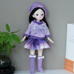 1/6 BJD Doll With Outfits Movable Joints Fashion Princess Dress Up Doll Toy For Girls Birthday Gift Desktop Decor