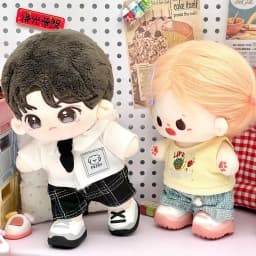 20cm Doll Shoes, Cute Tennis Style Shoes for Plush Dolls, Stand-Up Sports Sneakers, Fashion Doll Accessories for 20cm Dolls