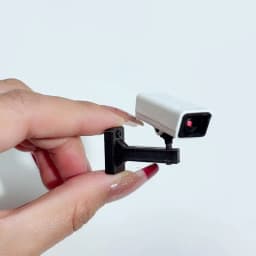 Mini Surveillance Monitor Model 1/2Pcs 1/12 Dollhouse Security Camera Micro Landscape Decor Mini Scene DIY Handmade Accessories