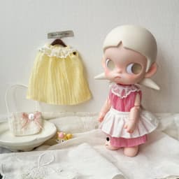 For Zsiga 1/6 BJD Blythe Doll Beach Dress Bag Accessories Summer Vacation Style Doll Outfit