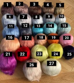 In Stock BJD SD 1/3 1/4 1/6 Men's Soft Mohair Multicolored Basic Daily Short Hairstyle Wig Doll Accessories