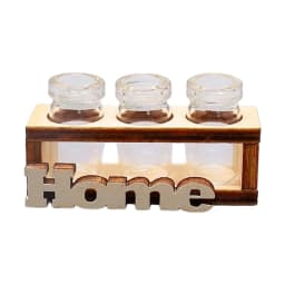 Small Wooden Hanging Plant Scene Dipslay Model Figurine For Doll House Collector 15UB
