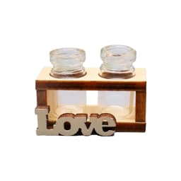 Small Wooden Hanging Plant Scene Dipslay Model Figurine For Doll House Collector 15UB