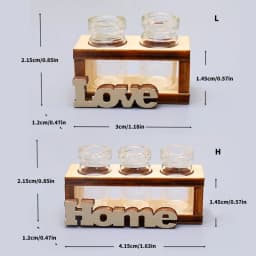 Small Wooden Hanging Plant Scene Dipslay Model Figurine For Doll House Collector 15UB