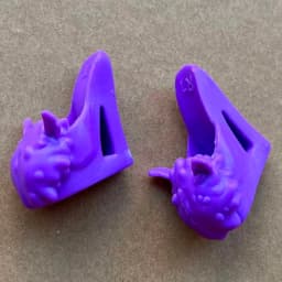1/6 Scale Monster Doll Shoes Set - Gold Purple Green Red Blue Sandals Unique Toy Accessories for Collectible Figures