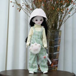 1/6 BJD Doll 28cm 11 Inch Multi-joint Moveable Full Set Outfit Cute Girl Dress Up Toy Desktop Photography Decor Birthday Gift