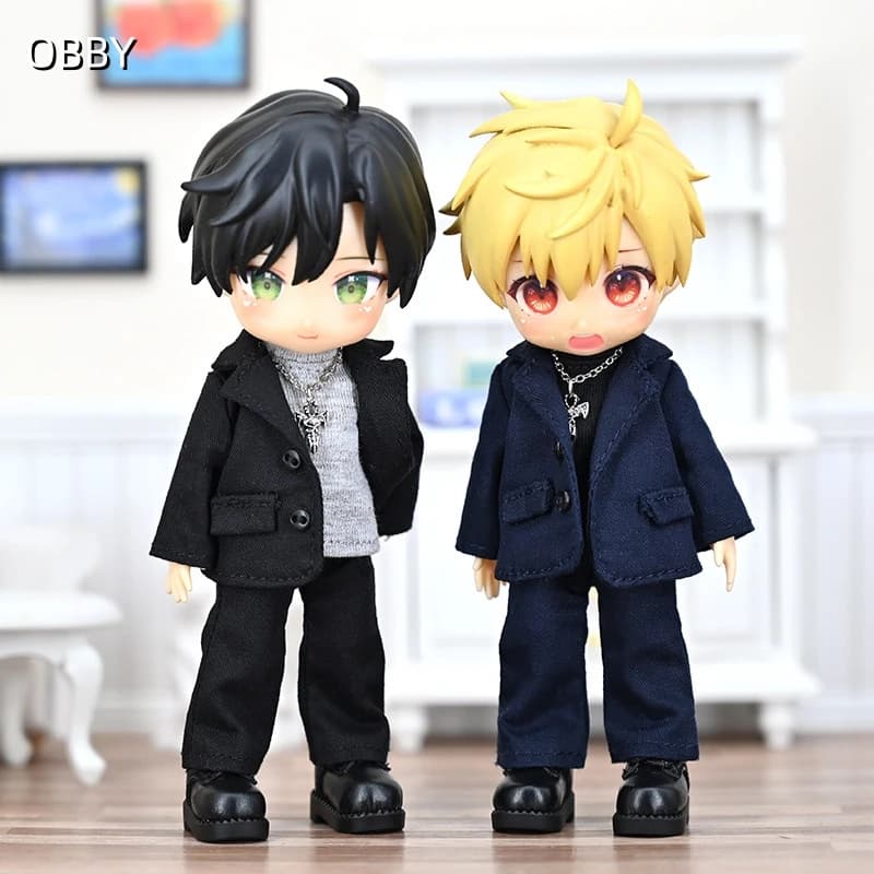 OB11 Doll Clothes Suit Formal Blazer Pants For Obitsu11, GSC, 1/12 BJD Doll, Nendoroid, YMY Body11 Doll Accessories