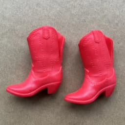Original 1/6 Doll Long Boots White Black Red Silver Blue Colorful Doll Shoes DIY Doll Personality Decors