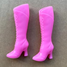 Original 1/6 Doll Long Boots White Black Red Silver Blue Colorful Doll Shoes DIY Doll Personality Decors