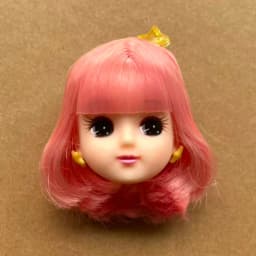 Jenny Licca 1/6 Doll Heads Colorful Long Hair Female Doll Heads DIY Doll Dressing Figures Gifts Toys