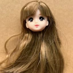 Jenny Licca 1/6 Doll Heads Colorful Long Hair Female Doll Heads DIY Doll Dressing Figures Gifts Toys