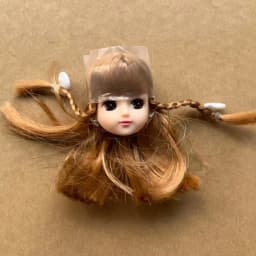 Jenny Licca 1/6 Doll Heads Colorful Long Hair Female Doll Heads DIY Doll Dressing Figures Gifts Toys