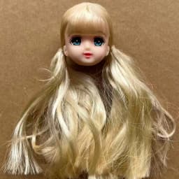 Jenny Licca 1/6 Doll Heads Colorful Long Hair Female Doll Heads DIY Doll Dressing Figures Gifts Toys
