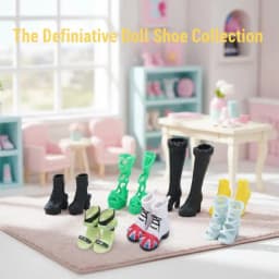 Mini Doll Shoes High Heels Boots Sandals Fashion 1/6 Dolls Dress Up Accessories For Female Dolls Decorations Pretend Play Toys