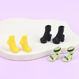 Mini Doll Shoes High Heels Boots Sandals Fashion 1/6 Dolls Dress Up Accessories For Female Dolls Decorations Pretend Play Toys
