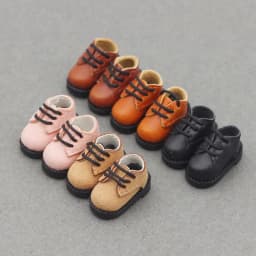 Multiple Colour 1 Pair Ob11 DOD 1/12 Bjd Doll Shoes All-Match PU Leather Body9 GSC YMY Shoes Delicate Cute