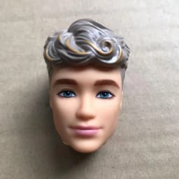 1/6 Scale Male Doll Head with Super White Beige Brown Skin for DIY Makeup Practice Collectible Figure Accessory Part