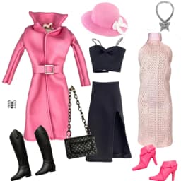 1/6 Scale Doll Clothes Fashion High Quality Dress Up Wool Coat Dress Tops Pants Set For 30cm Xianxian Supermodel Xinyi Doll Toy