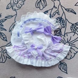 20cm Cotton Doll Clothes, Cute Pattern Maid Dress, Suitable For 18-20cm Plush Toys, Diy Dress-Up Props