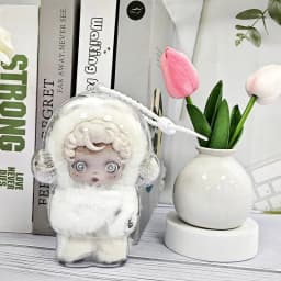 Transparent Case Protective For Skullpanda Winter Symphony & Light Weaving Garden Series Plush Dolls Gift Blind Box Collectors