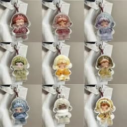Transparent Case Protective For Skullpanda Winter Symphony & Light Weaving Garden Series Plush Dolls Gift Blind Box Collectors