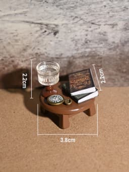 A Miniature Vintage Book Ornament, Vintage Desk Lamp, Vintage Pocket Watch Set, 1/6, 1/12 Dollhouse Dollhouse Accessories, Dollhouse Toys, Dollhouse Decorations, Model House Accessories, Miniature Food Toys, Photography Props, Micro Landscape Ornaments, Miniatures Decoration, Small Gifts, Giveaways, Home Decor Items