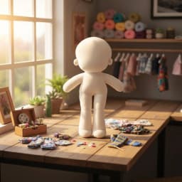 Blank Soft Doll Ivory Soft Doll Body Kids Toy Soft Cuddly
