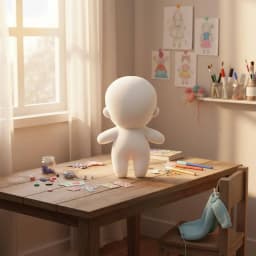 Blank Soft Doll Ivory Soft Doll Body Kids Toy Soft Cuddly