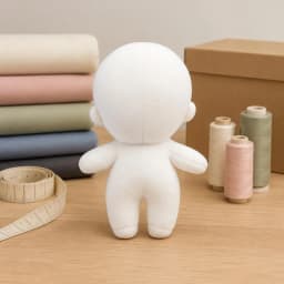 Blank Soft Doll Ivory Soft Doll Body Kids Toy Soft Cuddly