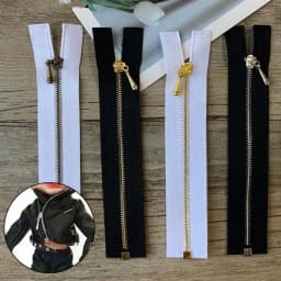 High Quality 8 Styles DIY Clothes Accessory Mini Zipper Garment Applique Handmade Sewing Scrapbooking Clothing Zippers