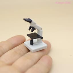 [DO]Mini Dollhouse Microscope Model With Realistic Design Perfect For Decor Sand Table Building Photo Props[DO]