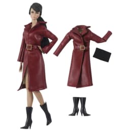 2023 Multistyles Dolls Dress Casual Wear Fashion PU Leather Jacket Girl Clothes for 1/6 BJD Dolls/30cm Dolls