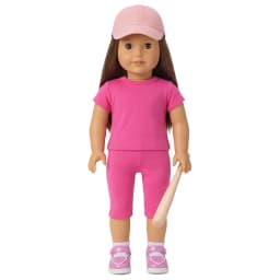 Doll Clothes T-shirt+Pant Shoes Sock Hat For 18Inch American Doll&43Cm Baby Doll Sport Accessories Baseball Sets Girl's Toys