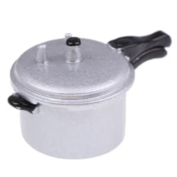 New【1:12 Scale Dollhouse Miniature Cooking Utensil Pressure Cooker Kitchen Tools】