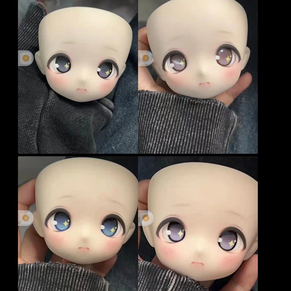 Doll Plastic Eyes Anime 10/12/14/16/18/20mm DIY Doll Accessories For 1/4 1/6 1/8 1/3 Doll BJD OB11 Doll Anime Star Eyes